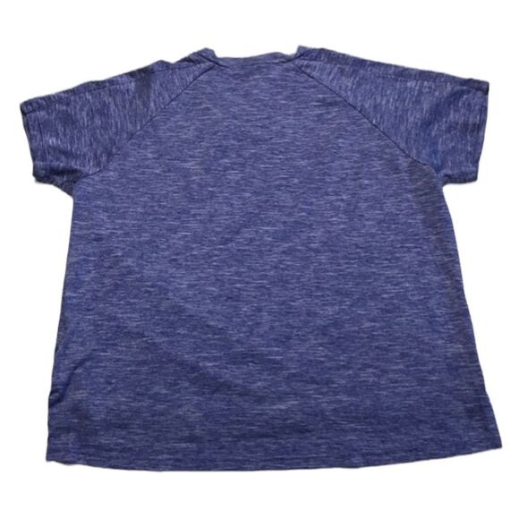 Adidas Spell Out Logo Athletic Top Tee Purple Sz L - Picture 2 of 9